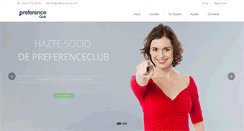 Desktop Screenshot of preferenceclub.com